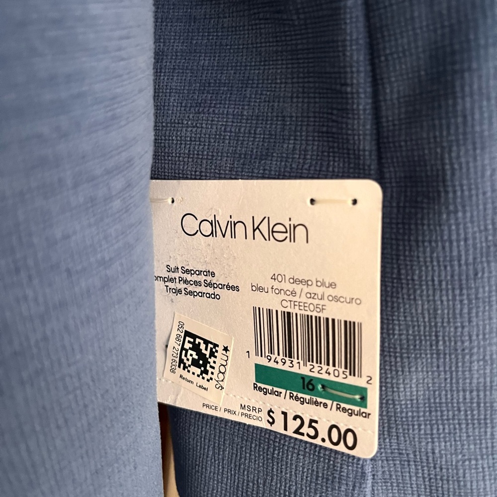 Calvin Klein blazer boys size 16